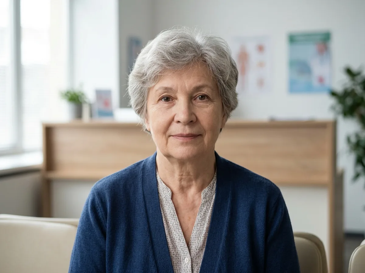 Аватар пациентки Татьяна Сергеевна, женщина старшего возраста, нейтральный фотопортрет